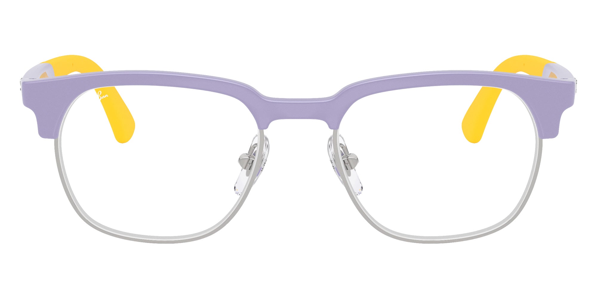 Ray-Ban® RY1641 RY1641 7506 48 Eyeglasses - Lilac On Rubber Yellow