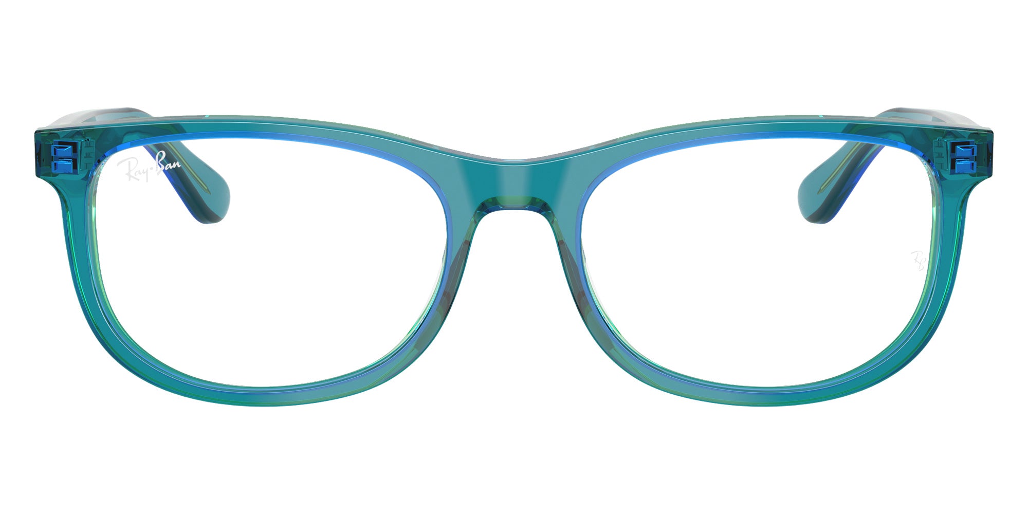 Ray-Ban® RY1642 RY1642 3996 48 Eyeglasses - Transparent Blue/Green