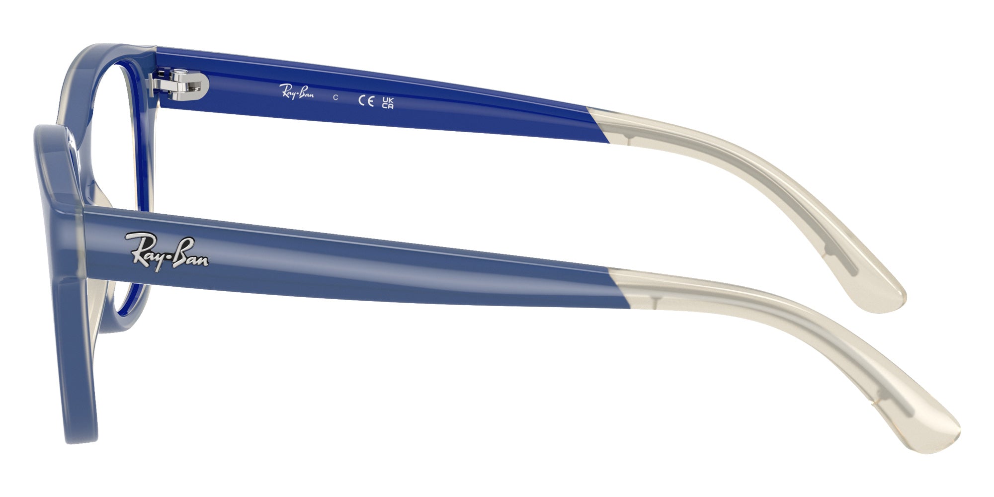 Ray-Ban® RY1950 RY1950 7203 44 Eyeglasses - Blue On Transparent