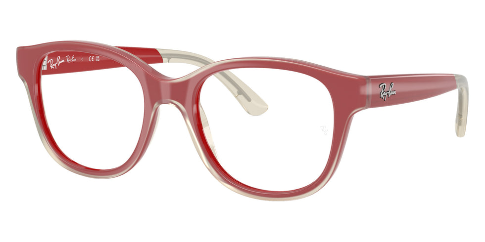 Ray-Ban® RY1950 RY1950 7204 46 Eyeglasses - Red On Transparent