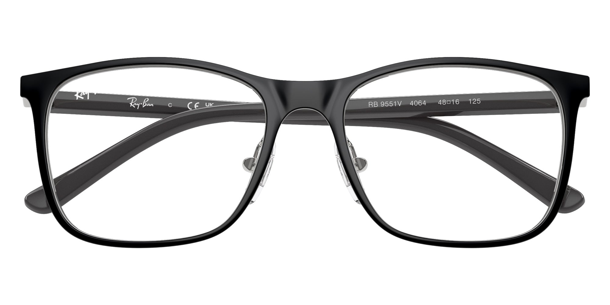 Ray-Ban® RY9551V RY9551V 4064 48 Eyeglasses - Gray