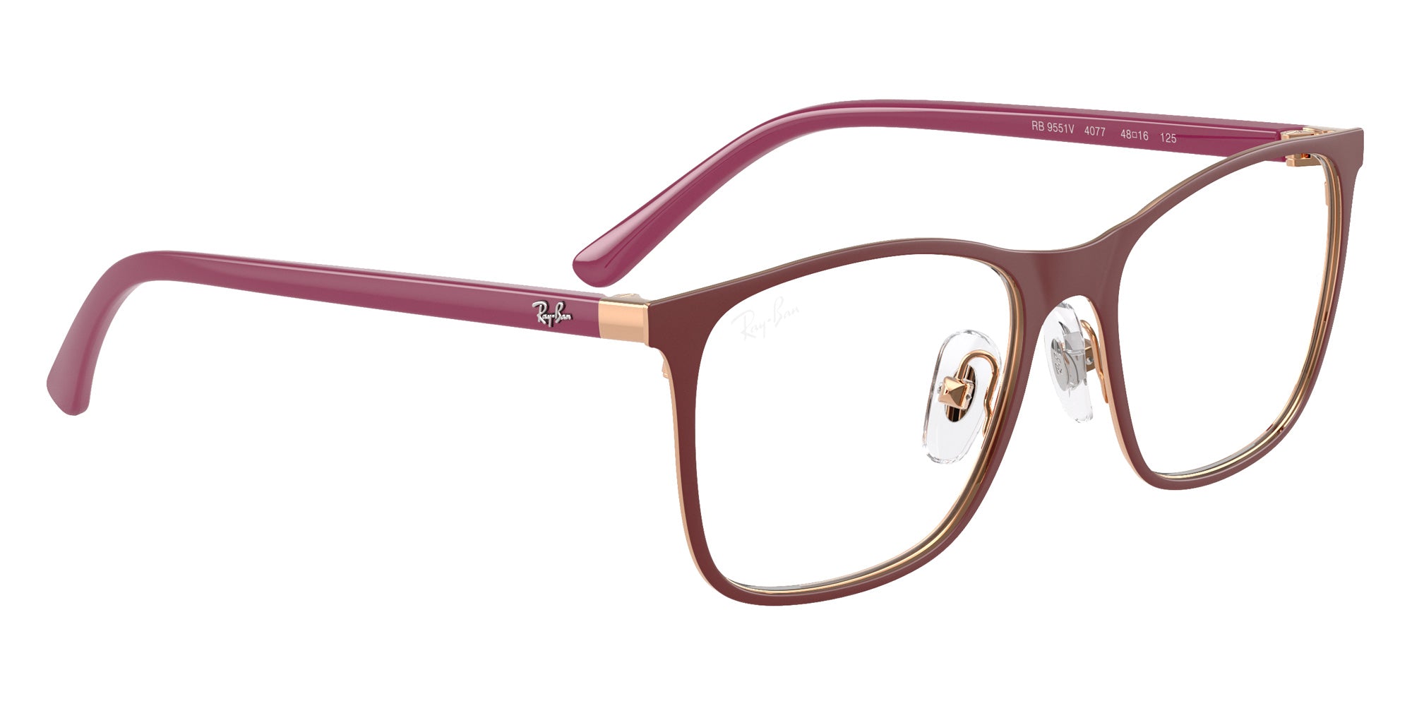 Ray-Ban® RY9551V RY9551V 4077 48 Eyeglasses - Fucsia