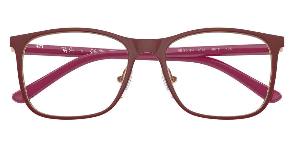 Ray-Ban® RY9551V RY9551V 4077 48 Eyeglasses - Fucsia