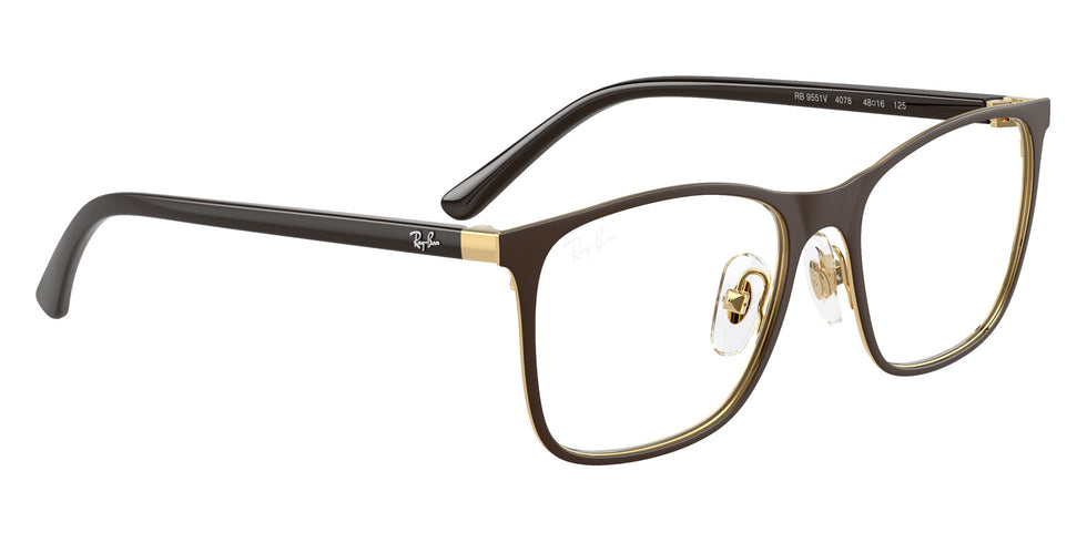 Ray-Ban® RY9551V RY9551V 4078 48 Eyeglasses - Brown