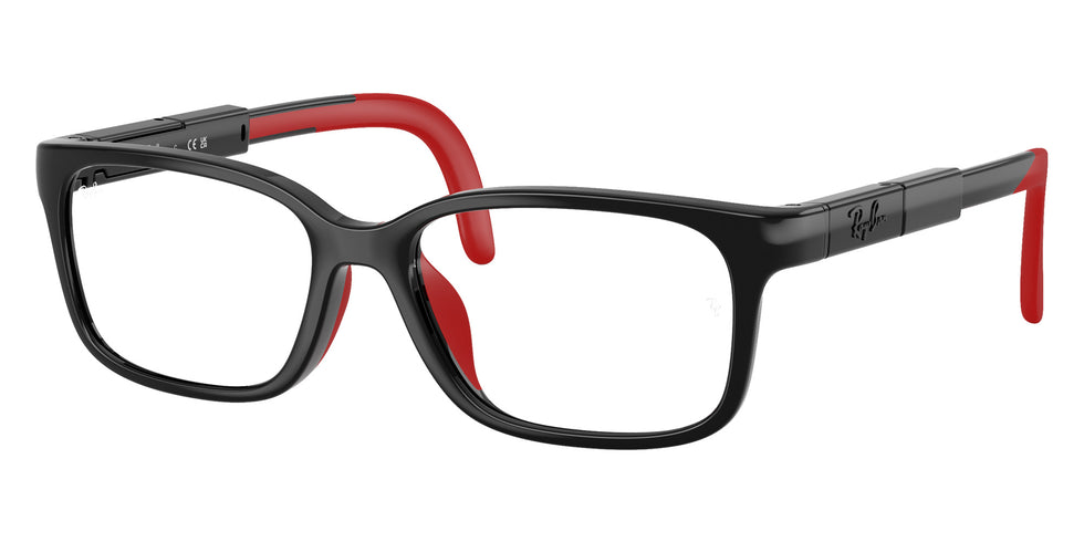 Ray-Ban® RYA1980 RYA1980 7529 47 Eyeglasses - Black/Red