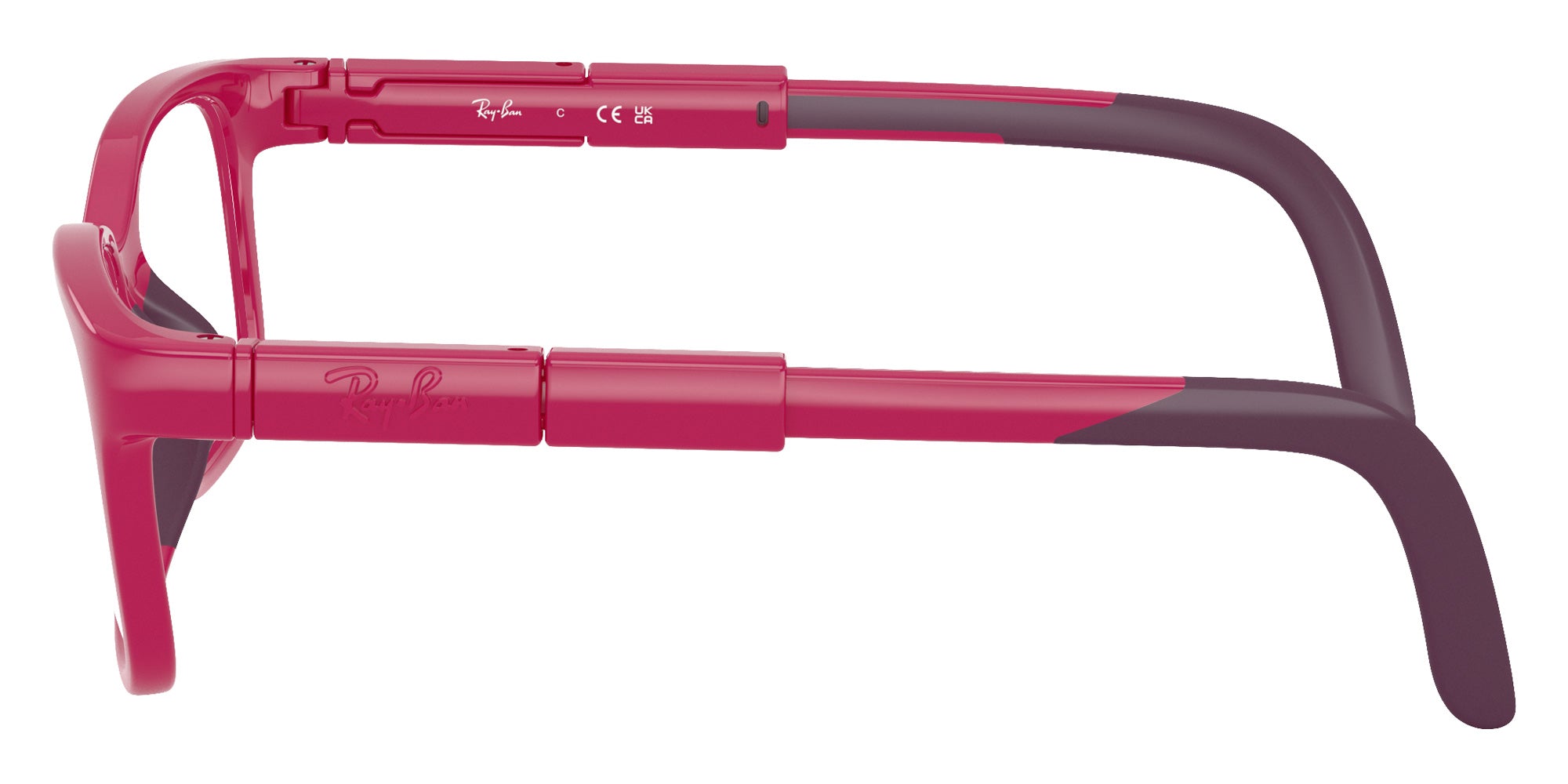 Ray-Ban® RYA1980 RYA1980 7531 47 Eyeglasses - Purple/Violet