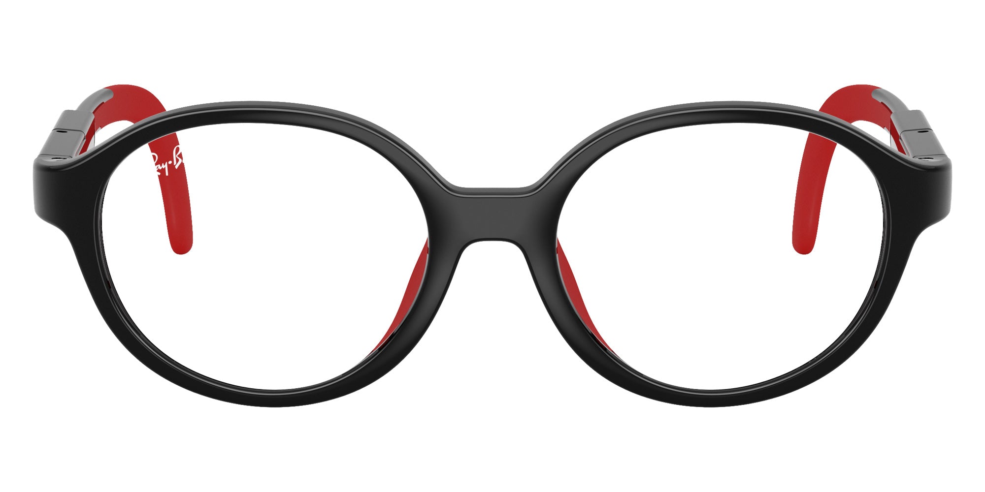 Ray-Ban® RYA1981 RYA1981 7529 45 Eyeglasses - Black/Red
