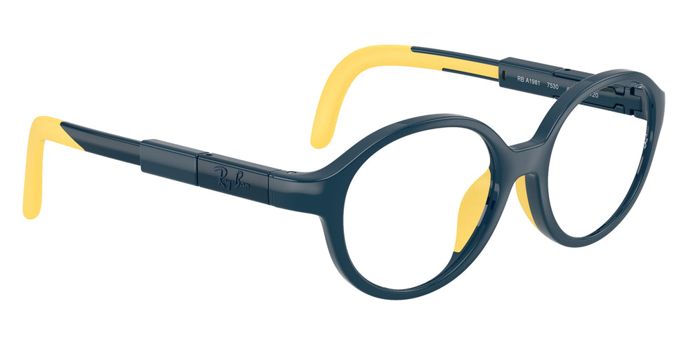 Ray-Ban® RYA1981 RYA1981 7530 45 Eyeglasses - Blue/Yellow