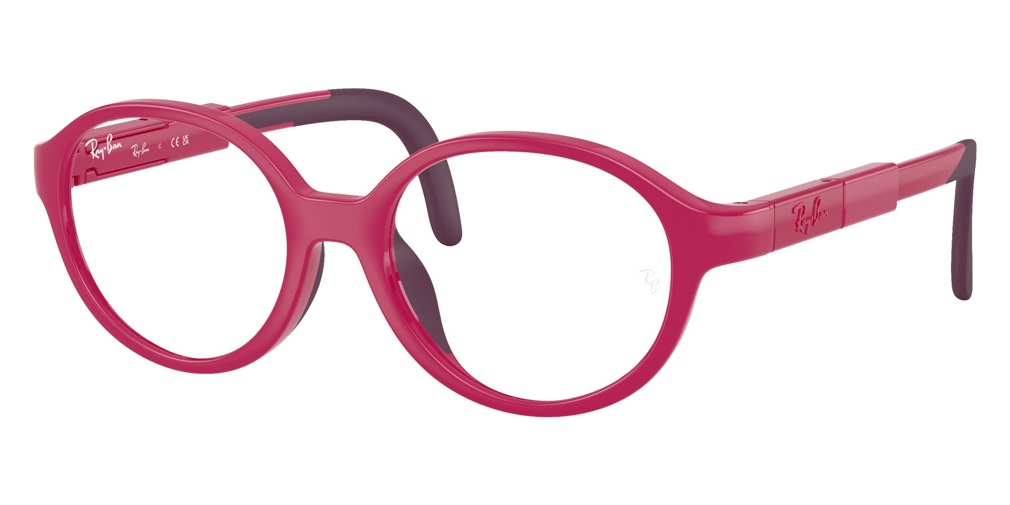 Ray-Ban® RYA1981 RYA1981 7531 45 Eyeglasses - Purple/Violet