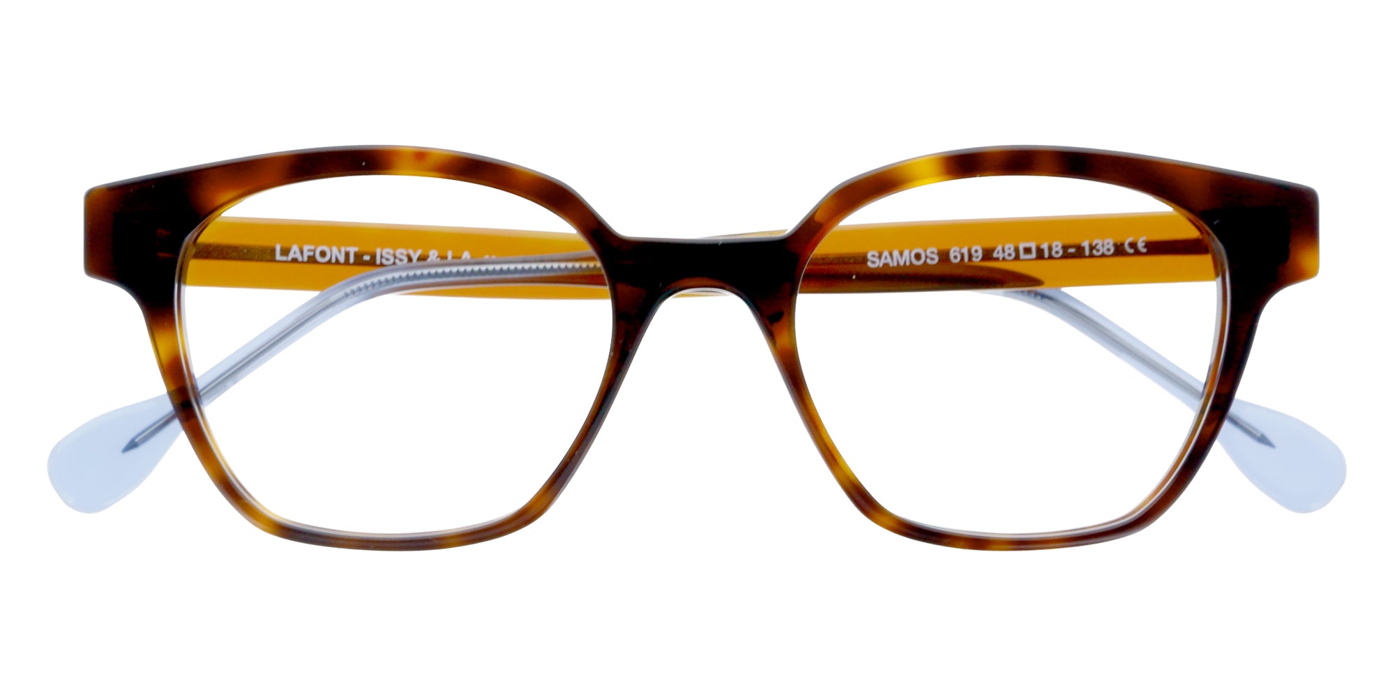 Lafont® SAMOS SAMOS 619 48 - Brown - 619 Eyeglasses