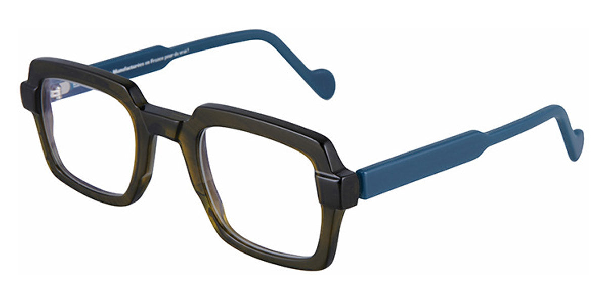NaoNed® San Franciscoff NAO San Franciscoff 2432 48 - 2432 Transparent Khaki / Solid Mediterranean Blue Eyeglasses
