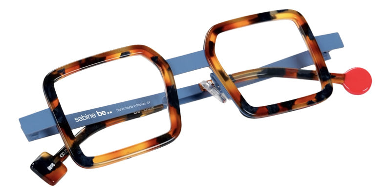 Sabine Be® Be Box Eyeglasses - 898 Blue Jeans Satin | Tortie Fawn Blue Shiny
