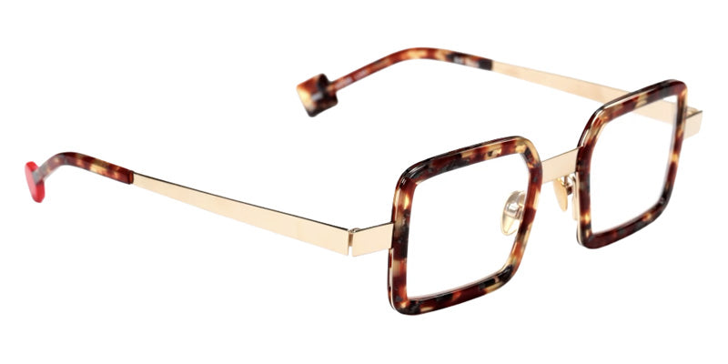 Sabine Be® Be Box Eyeglasses - 901 Gold Champagne Brilliant| Tortie Gray Shiny