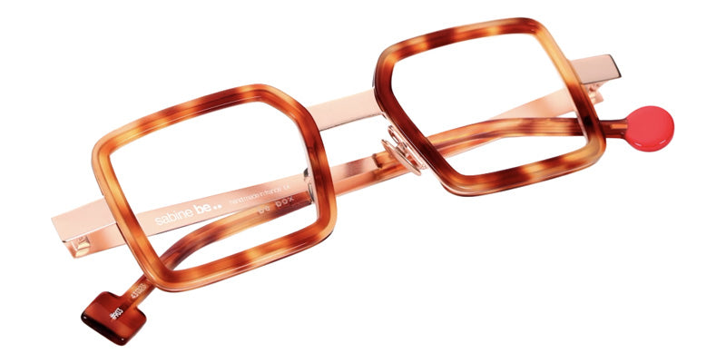Sabine Be® Be Box Eyeglasses - 903 Gold Rose Shiny | Scale Hops Shiny