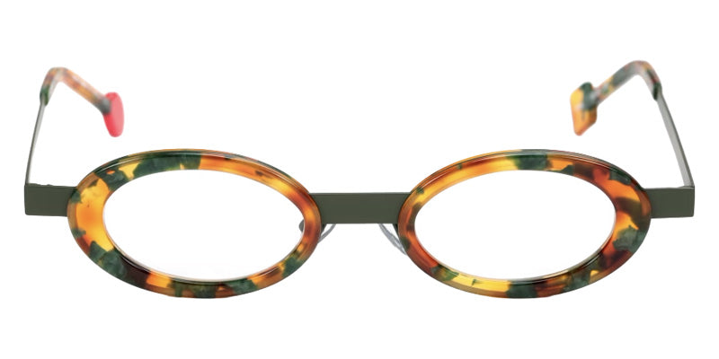 Sabine Be® Be Curve Eyeglasses - 908 Khaki Satin-Finished/Scale Fawn Khaki Shiny