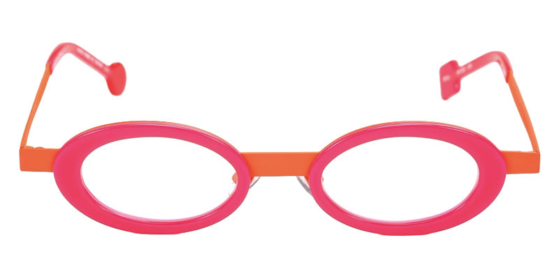 Sabine Be® Be Curve Eyeglasses - 911 Orange Fluorescent Satin/Rose Fluorescent Triple Flat Shiny