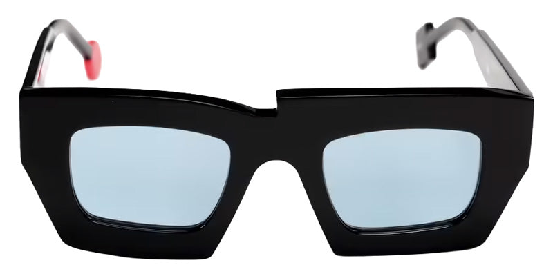 Sabine Be® Be Drunk Sun Sunglasses - 766 Black Shiny -Blue Aqua