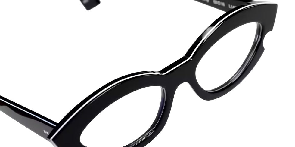 Sabine Be® Be Flirty Eyeglasses - 167 Blue Marine Shiny/White/Crystal Shiny