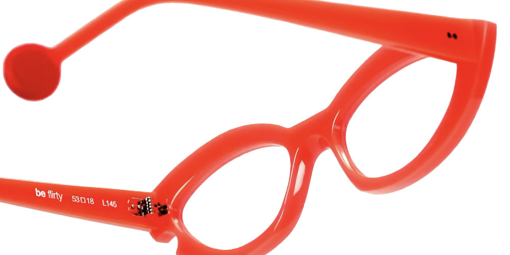 Sabine Be® Be Flirty Eyeglasses - 946 Orange Fluorescent Miami Shiny