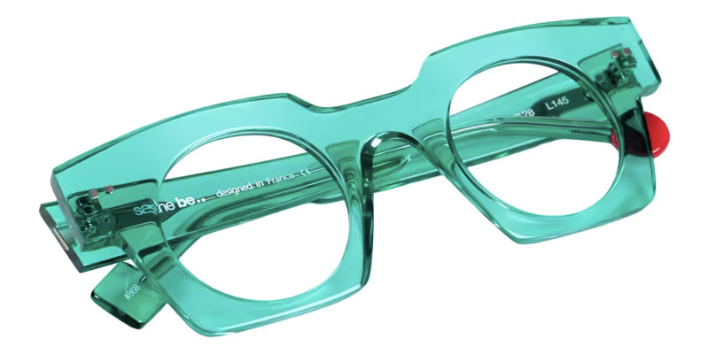 Sabine Be® Be Gangster Eyeglasses - 868 Mint Translucent Shiny