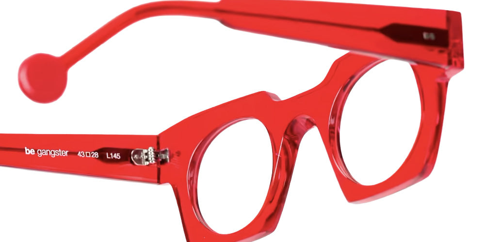 Sabine Be® Be Gangster Eyeglasses - 894 Red Lively Translucent Shiny