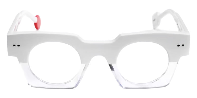 Sabine Be® Be Gangster Vibe Eyeglasses - 930 White Shiny- Crystal Shiny
