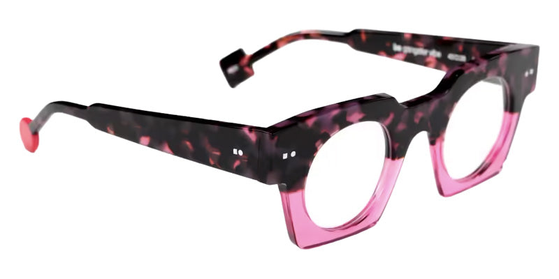 Sabine Be® Be Gangster Vibe Eyeglasses - 932 Scale Black |Fuchsia Shiny - Rose Lively Translucent Shiny