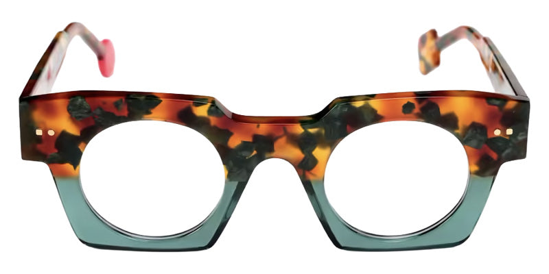 Sabine Be® Be Gangster Vibe Eyeglasses - 933 Scale Fawn Khaki Shiny - Khaki Translucent Shiny