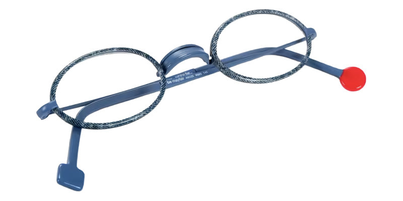 Sabine Be® Be Mayfair Eyeglasses - 995 Blue Jeans Satin - Blue Jeans Solid Shiny