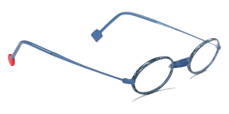 Sabine Be® Be Mayfair Eyeglasses - 995 Blue Jeans Satin - Blue Jeans Solid Shiny