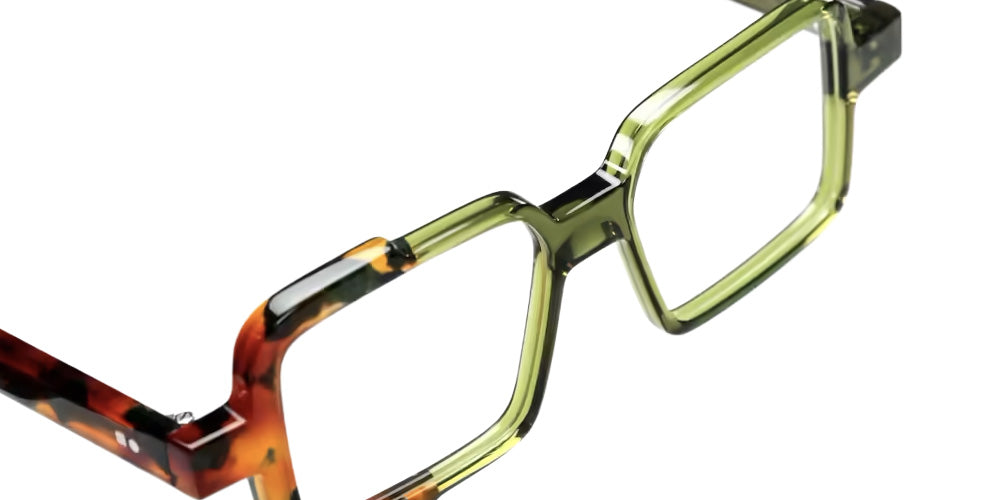 Sabine Be® Mini Be Cubic Swell Eyeglasses - 888 Khaki Translucent Shiny/Tortoiseshell Fawn Khaki Shiny