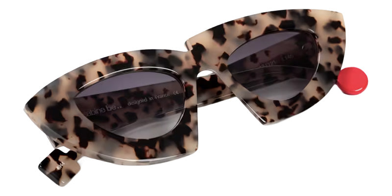 Sabine Be® Be Queen Sun Sunglasses - 944 Scale Taupe Chocolate Shiny