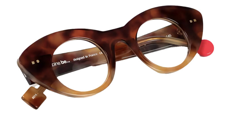 Sabine Be® Be Spicy Eyeglasses - 914 Scale Clear Degraded Shiny