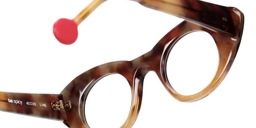 Sabine Be® Be Spicy Eyeglasses - 914 Scale Clear Degraded Shiny