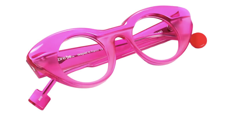Sabine Be® Be Spicy Flow Eyeglasses - 849 Fuschia Translucent Shiny/Fuschia Translucent Mat