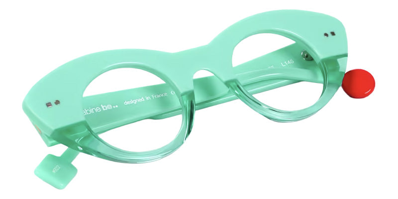 Sabine Be® Be Spicy Vibe Eyeglasses - 922 Turquoise Shiny - Turquoise Translucent Shiny