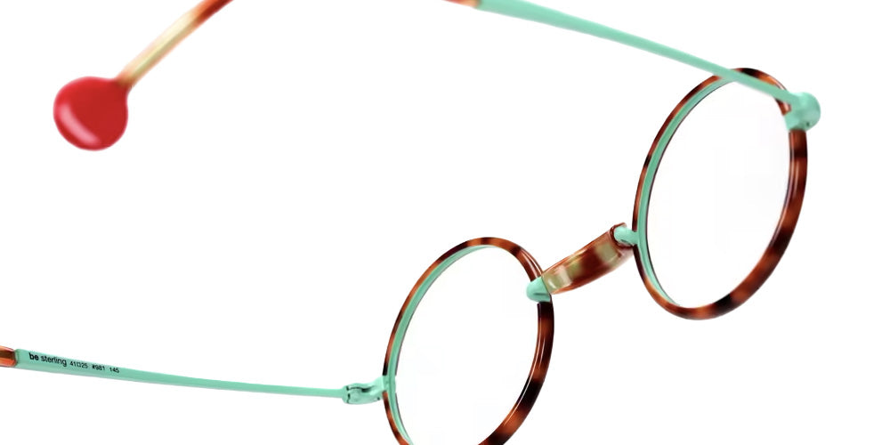 Sabine Be® Be Sterling Eyeglasses - 981 Turquoise Satin - Scale Hops Shiny