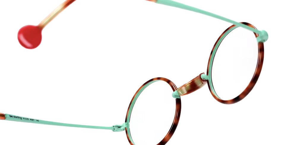 Sabine Be® Be Sterling Eyeglasses - 981 Turquoise Satin - Scale Hops Shiny