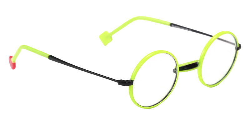 Sabine Be® Be Sterling Eyeglasses - 984 Black Shiny - Yellow Fluorescent Shiny