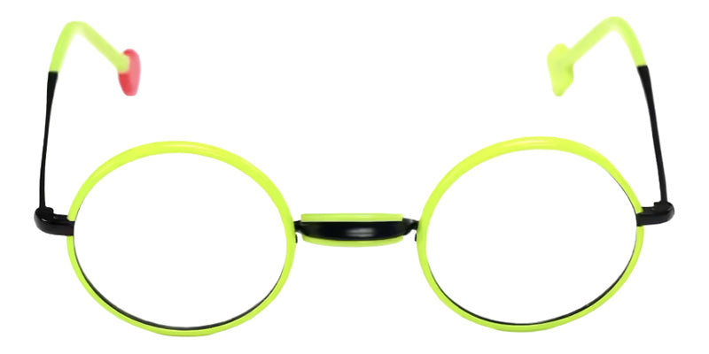 Sabine Be® Be Sterling Eyeglasses - 984 Black Shiny - Yellow Fluorescent Shiny