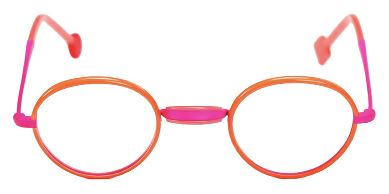 Sabine Be® Be Windsor Eyeglasses - 974 Rose Fluorescent Satin - Orange Fluorescent Miami Shiny