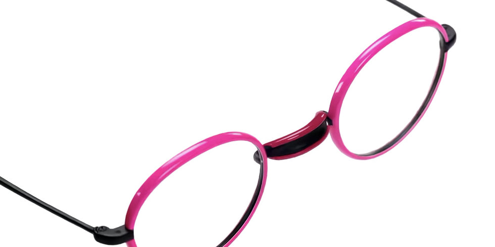 Sabine Be® Be Windsor Eyeglasses - 975 Blue Navy Satin - Fuchsia Shiny