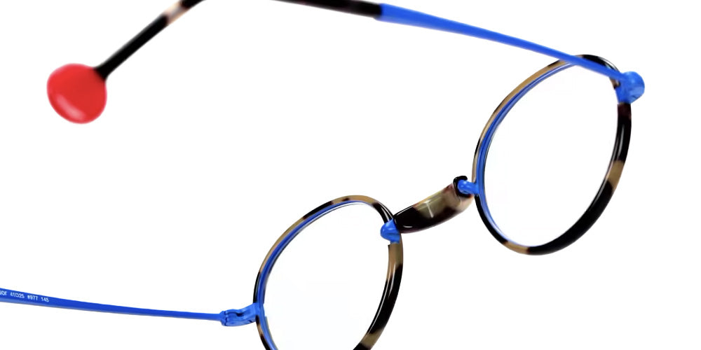 Sabine Be® Be Windsor Eyeglasses - 977 Blue Majorelle Satin - Scale Tokyo Shiny