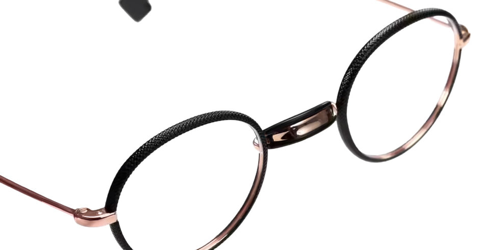 Sabine Be® Be Windsor Eyeglasses - 978 Gold Rose Shiny - Black Chevron Mat