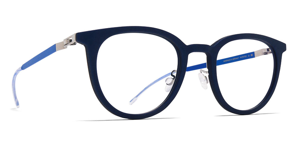 Mykita® SINDAL MYK SINDAL Navy/Shiny Silver/Yale Bl 47 - MYK SINDAL Navy/Shiny Silver/Yale Bl Eyeglasses