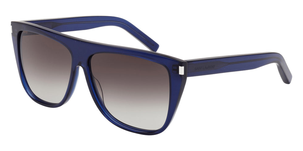 Saint Laurent® 1 SL 1 005 59 - Blue / Gray Gradient Sunglasses