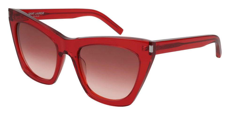 Saint Laurent® 214 KATE SL 214 KATE 004 55 - Red / Red Gradient Sunglasses