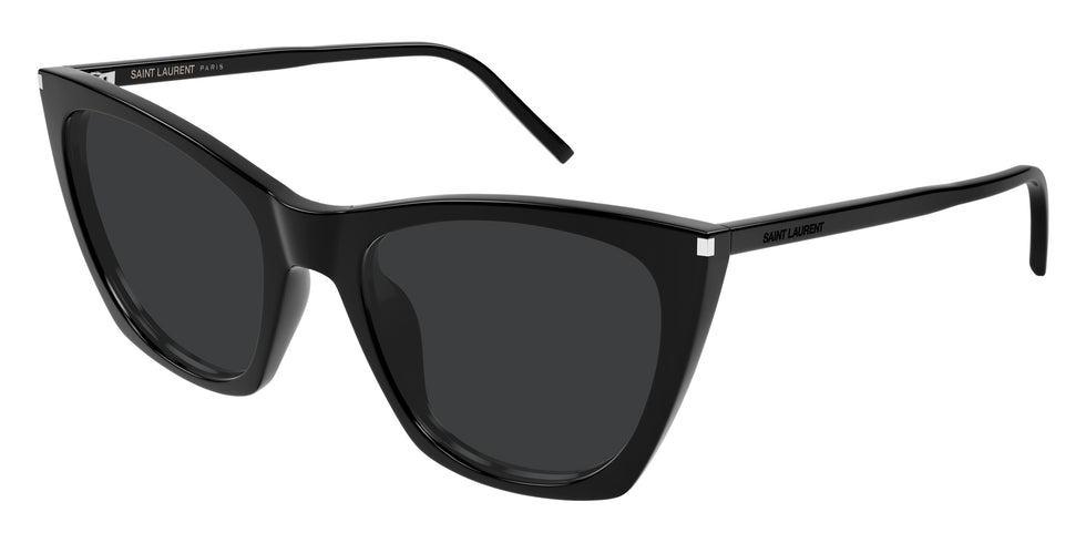Saint Laurent® 214 KATE THIN SL 214 KATE THIN 001 55 - Black / Black Sunglasses