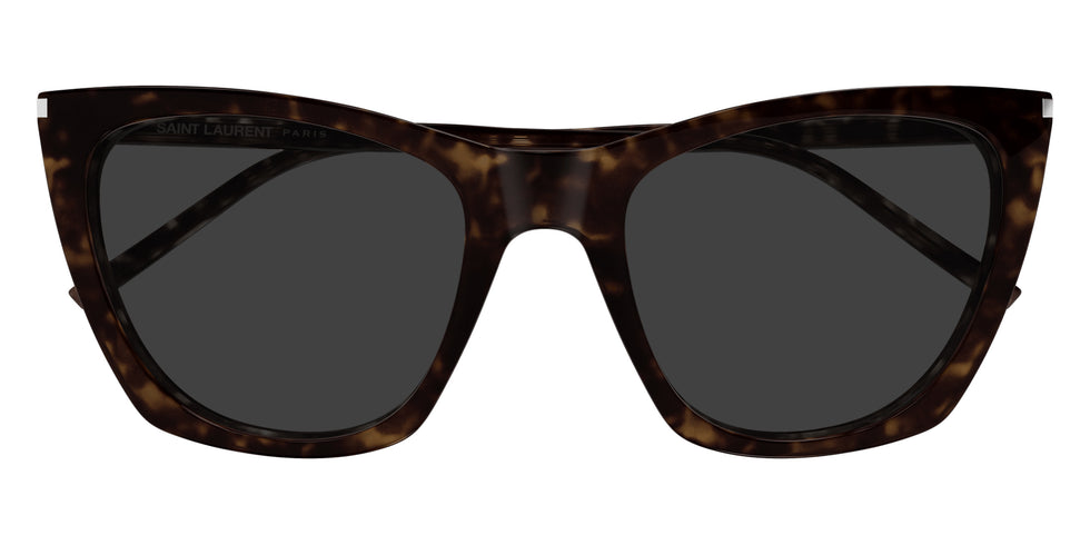 Saint Laurent® 214 KATE THIN SL 214 KATE THIN 002 55 - Havana / Gray Sunglasses