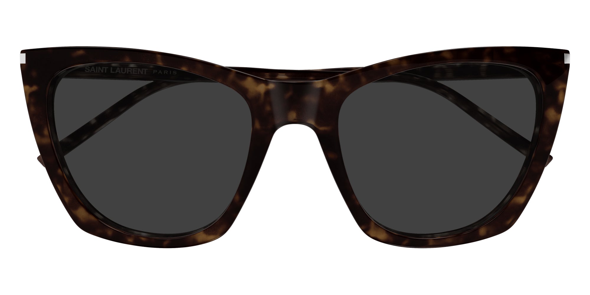 Saint Laurent® 214 KATE THIN SL 214 KATE THIN 002 55 - Havana / Gray Sunglasses